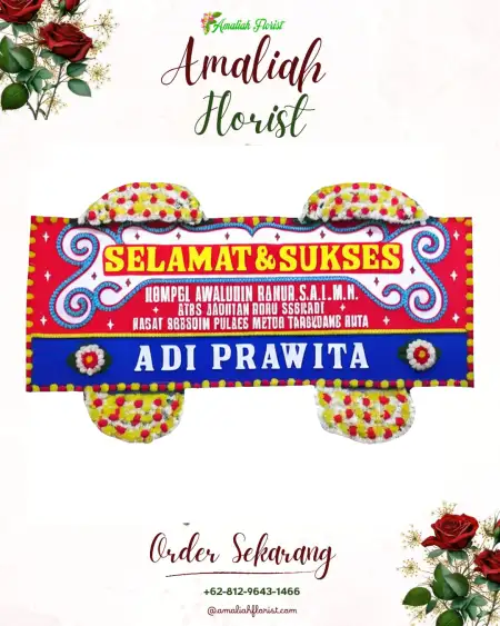 Papan Bunga Ucapan Selamat Pagenjahan